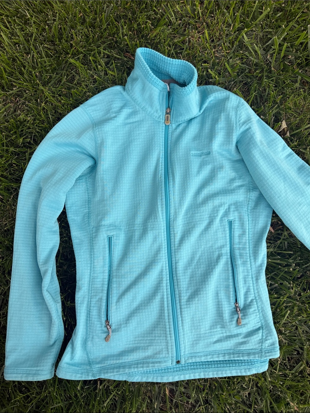 Patagonia  Light Teal Zip-Up Jacket